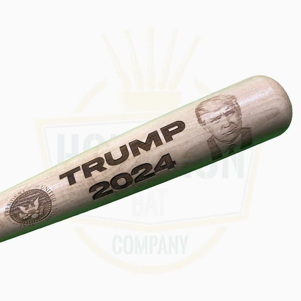 "TRUMP 2024" Limited Edition Engraved Wood Baseball Bat! (Free Shipping”)